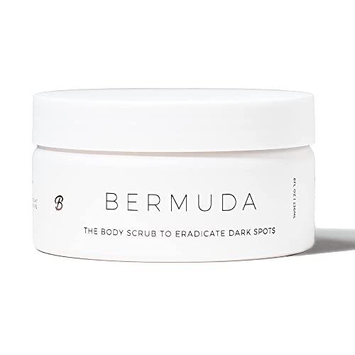 Bushbalm Bermuda Dark Spot Exfoliating Scrub – Natural Body Scrub Exfoliant for Soft and Glowing Skin, 236 ml