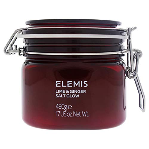ELEMIS Lime and Ginger Salt Glow | Invigorating Mineral-Rich Salt Scrub Helps to Lock in Moisture and Exfoliates, Smoothes and Softens the Skin | 490g