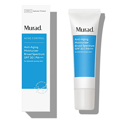 Murad Anti-Aging Moisturizer Broad Spectrum SPF 30 (UPDATED PACKAGING) | Grease-Free Face Moisturizer for Women & Men – Anti-Aging Face Cream with SPF, 1.7 Fl Oz